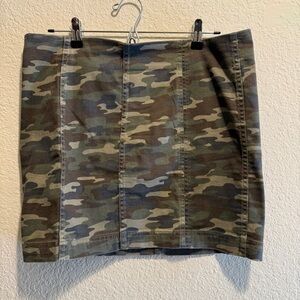 Free People Camo Mini Skirt Size 12